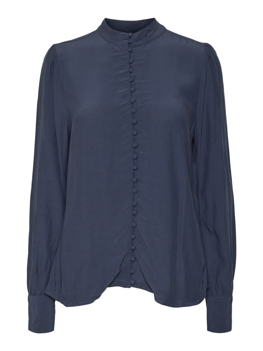 VERO MODA Feminine Hemd Damen Blau günstig online kaufen