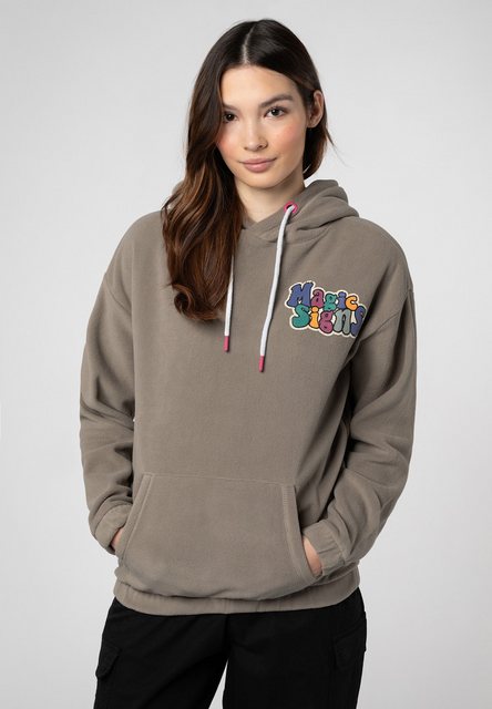 SUBLEVEL Fleecepullover Fleece Hoodie mit Backprint günstig online kaufen