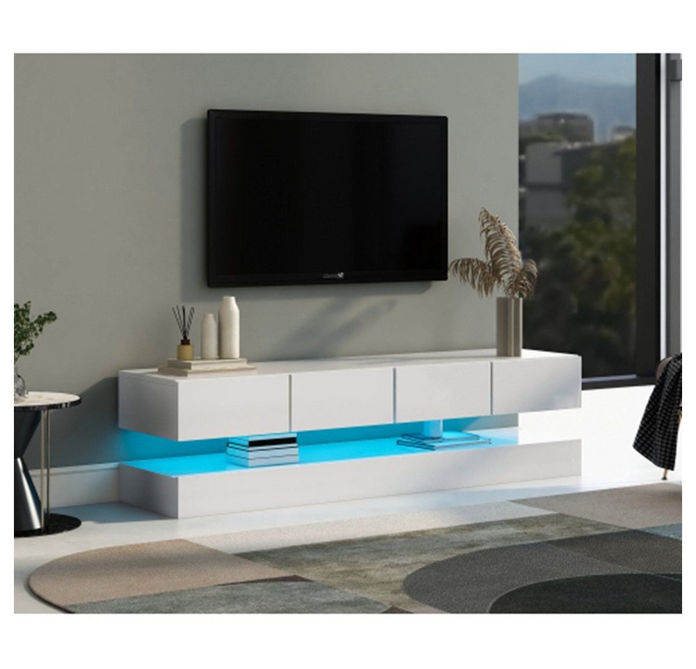 XDeer TV-Schrank LED TV Lowboard,Wandmontierter TV-Schrank,TV-Ständer, TV-M günstig online kaufen
