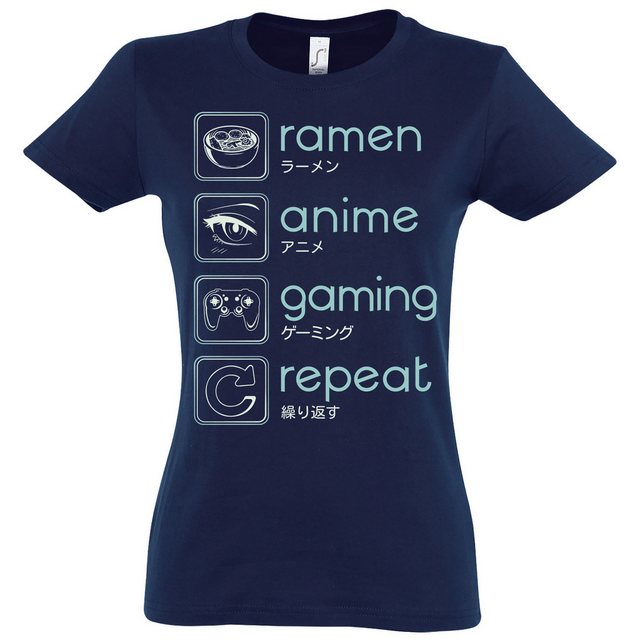 Youth Designz Print-Shirt Ramen Anime Gaming Damen T-Shirt mit lustigen Log günstig online kaufen