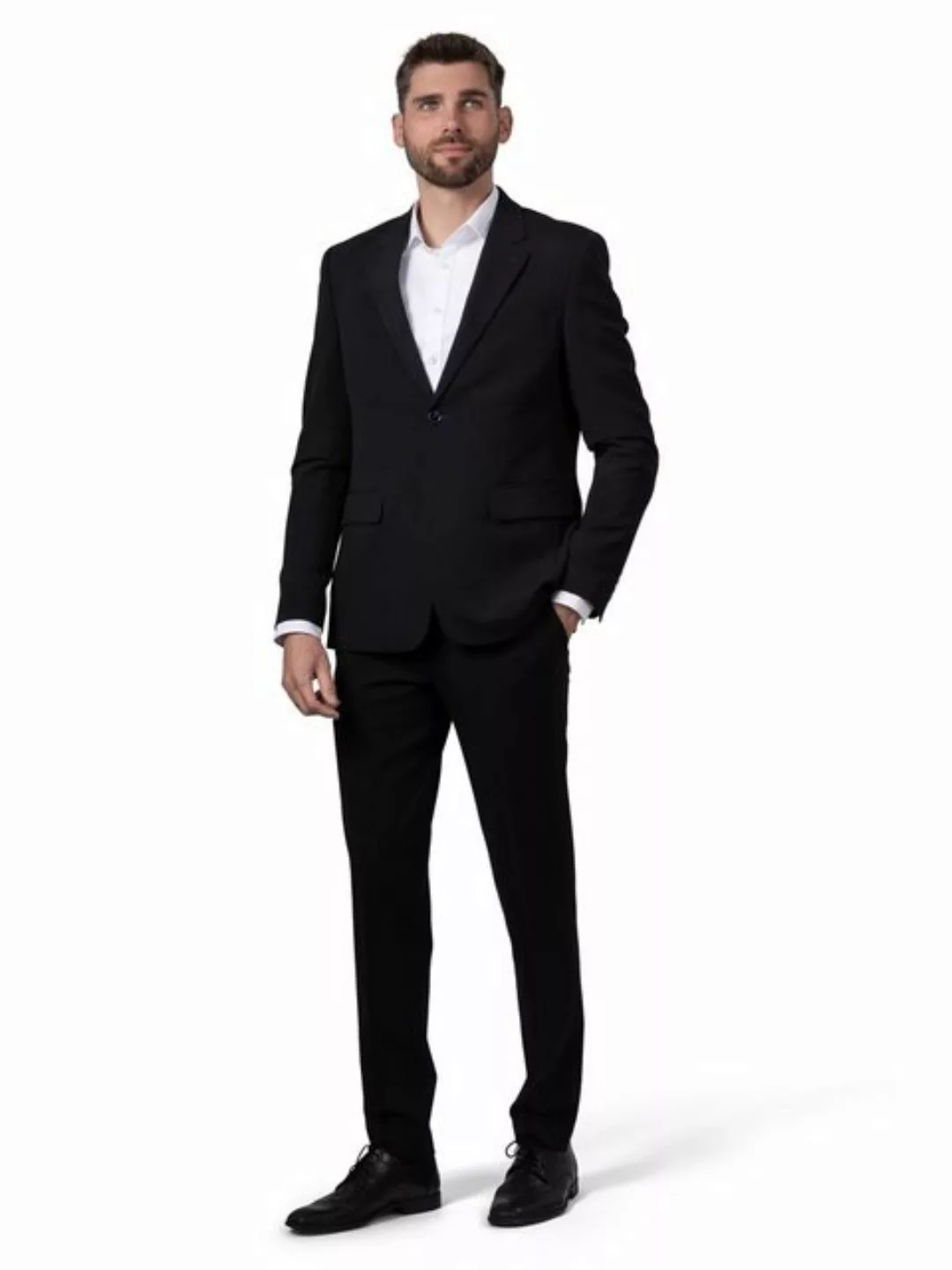 Hirschthal Anzug Herren Business Anzug Regular Fit (Anzughose & Sakko, 2-tl günstig online kaufen