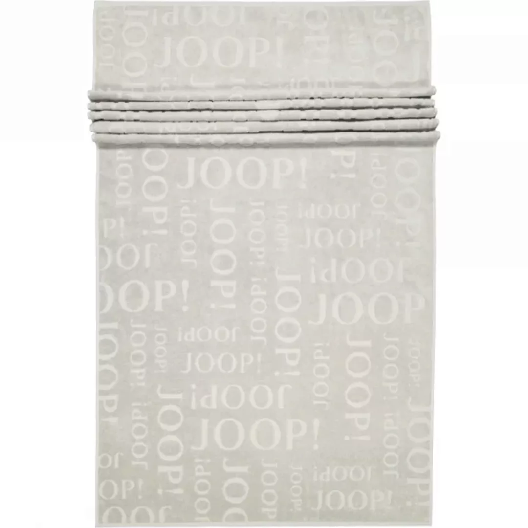 JOOP! Strandtücher Beach Repeat 1697 - Farbe: Platin - 705 - 100x180 cm günstig online kaufen