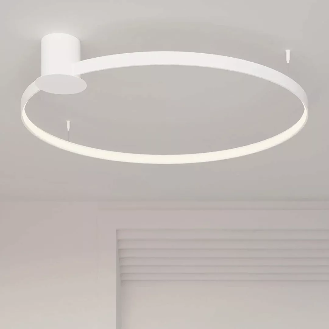 famlights | LED Deckenleuchte Ria in Weiß 50W 5520lm 4000K günstig online kaufen