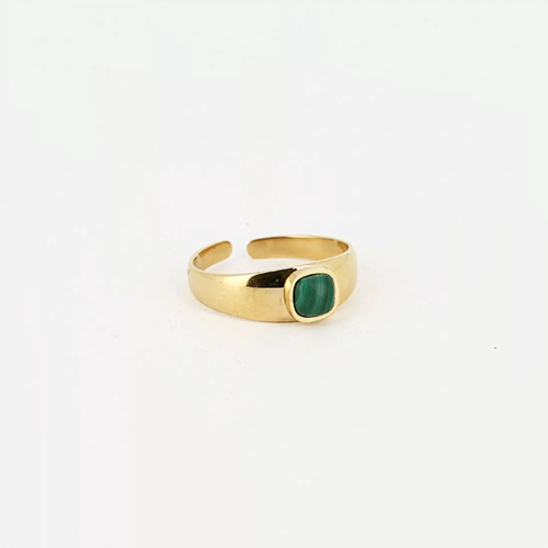 Zag Bijoux Ring mit Stein gold/Malachit günstig online kaufen