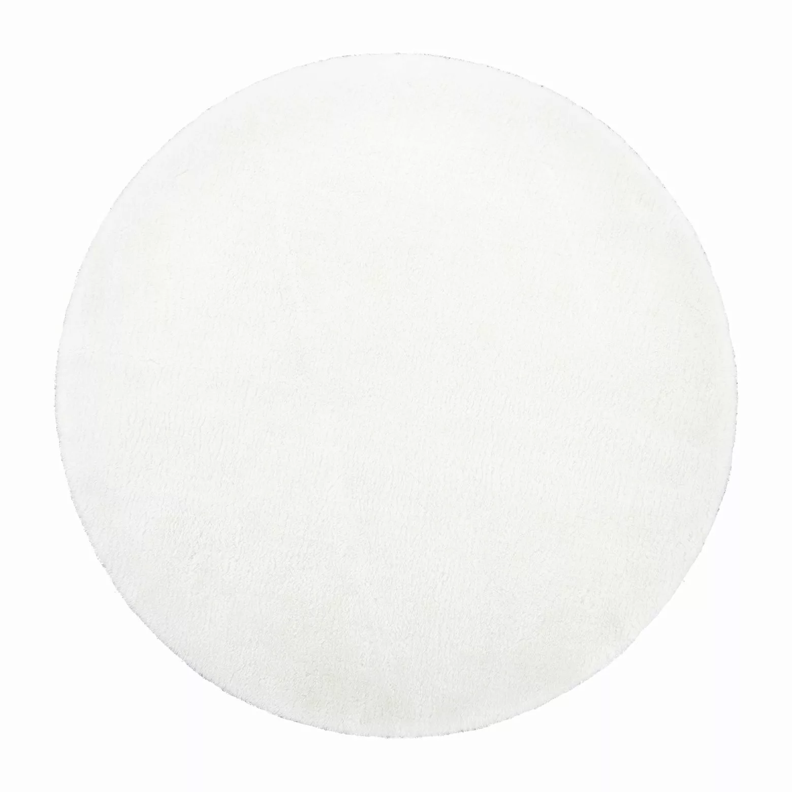 home24 andiamo Shaggy Lambskin Round Weiß Rund Ø 120 cm Modern Kunstfaser günstig online kaufen