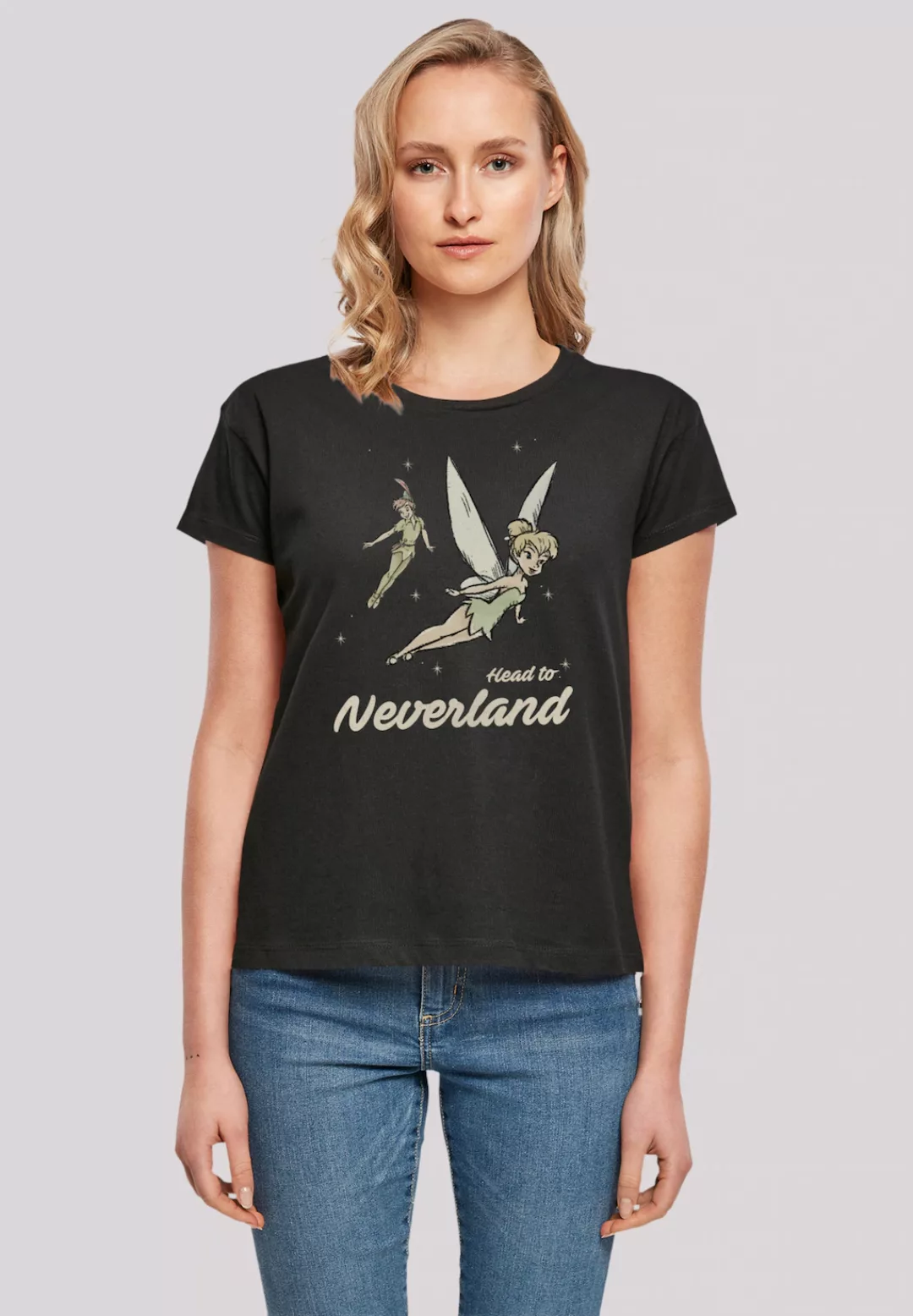 F4NT4STIC T-Shirt "Disney Peter Pan Head To Neverland", Premium Qualität günstig online kaufen