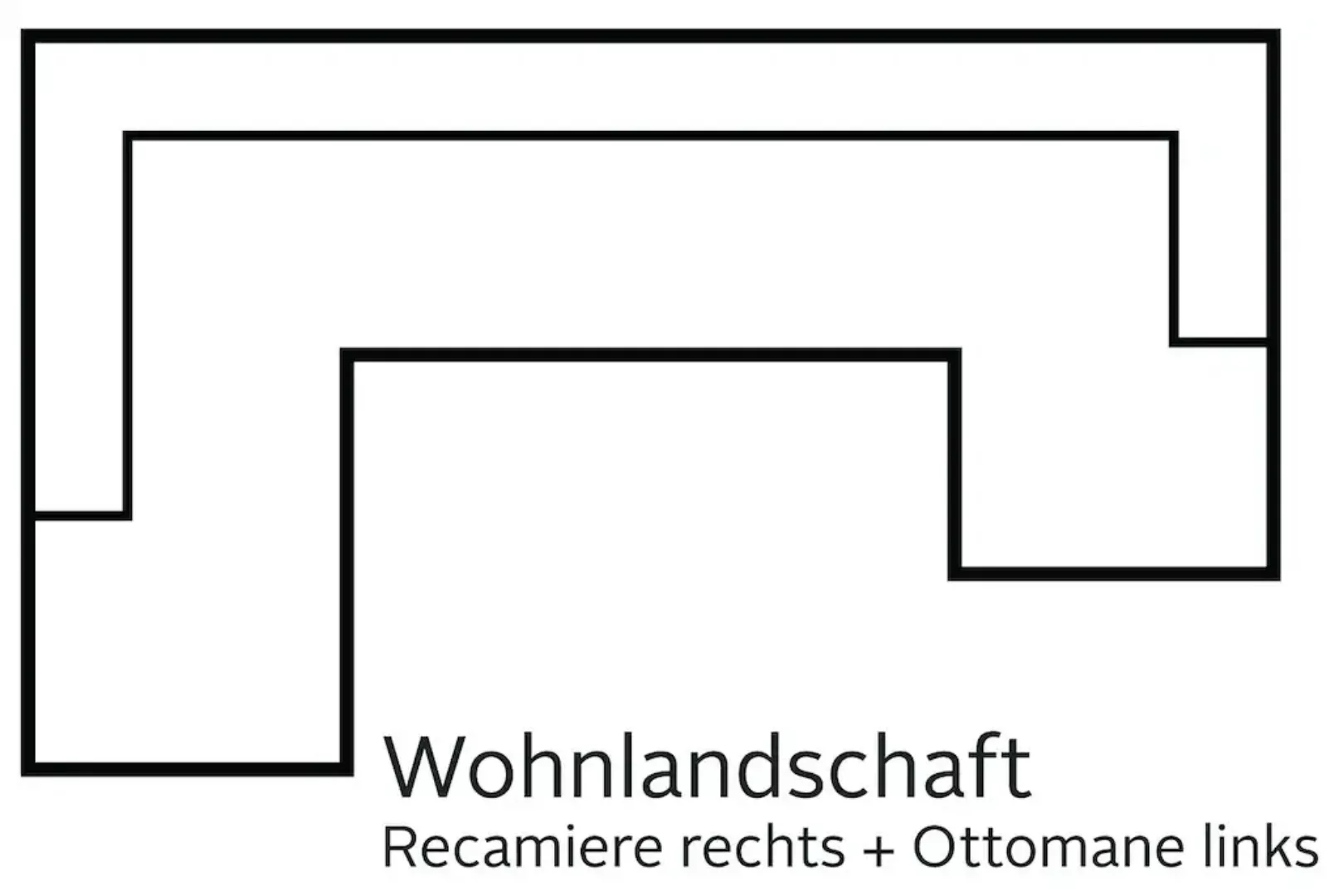 sit&more Wohnlandschaft Mistral U-Form, wahlweise mit Bettfunktion, inklusi günstig online kaufen