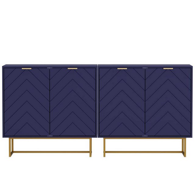 UEV Buffet Sideboard mit Türen, Anrichte, Mehrzweckschrank mit viel Staurau günstig online kaufen