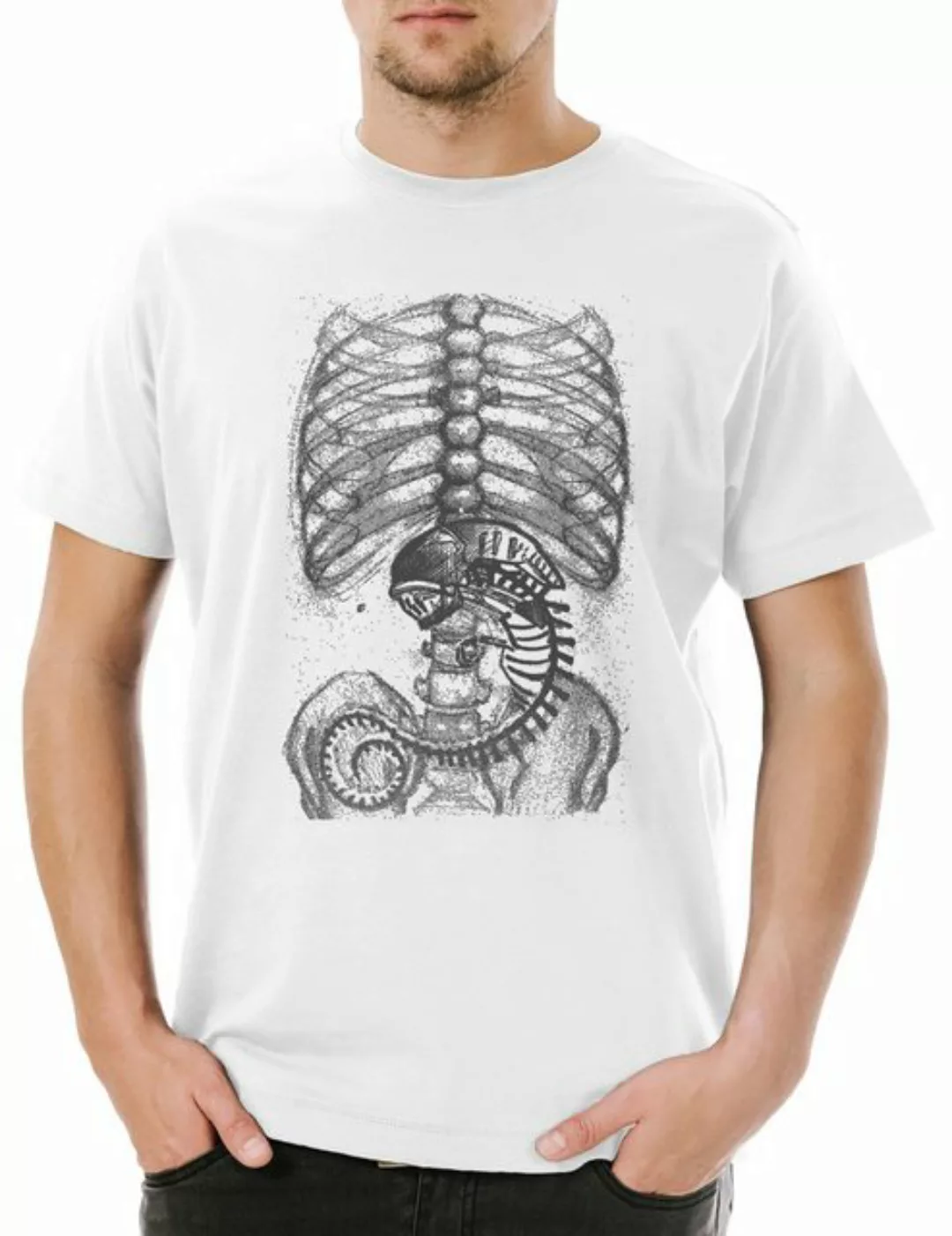 Urban Backwoods Print-Shirt Xenomorph Alien II Herren T-Shirt Ripley Promet günstig online kaufen