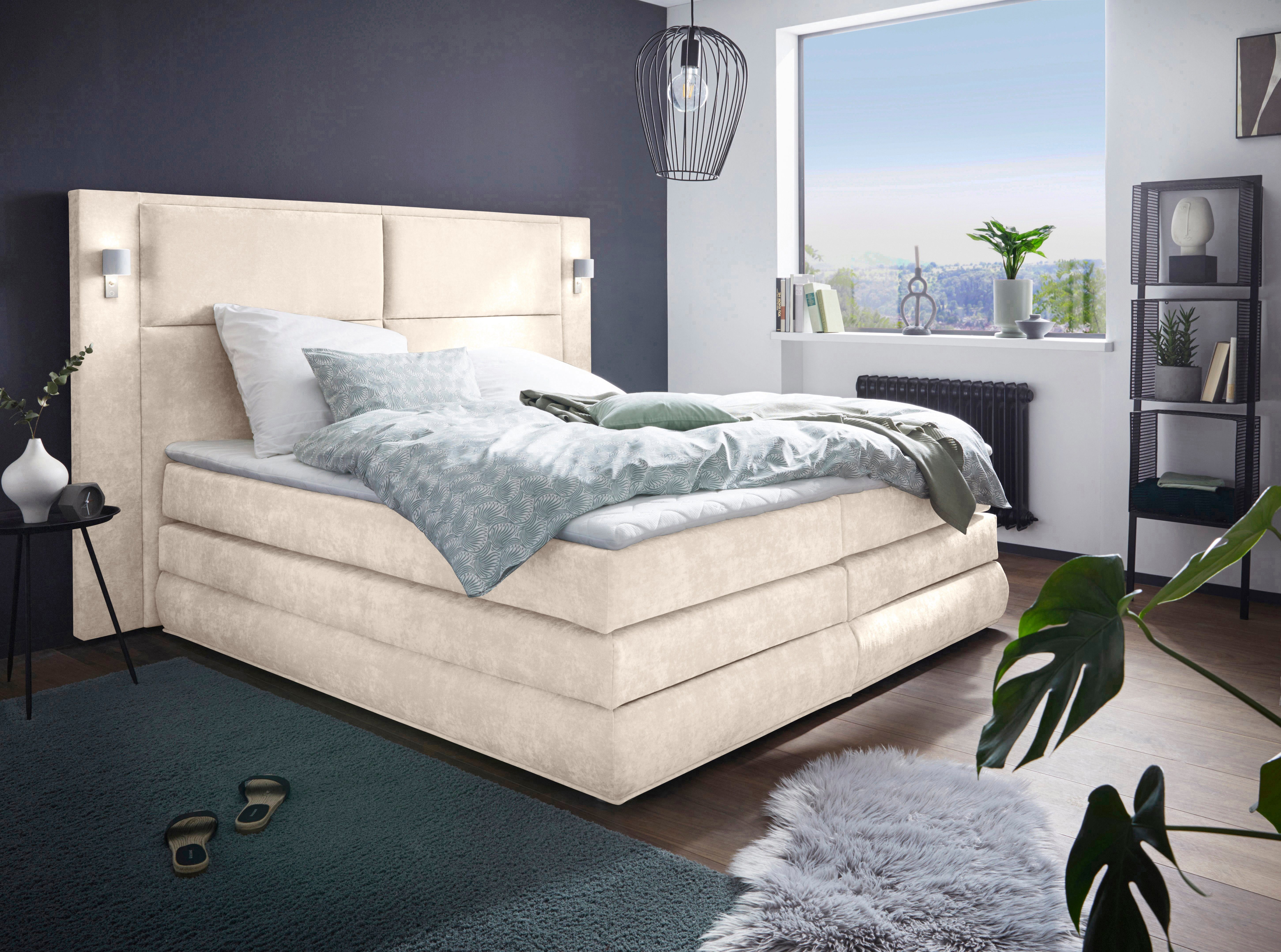 COLLECTION AB Boxspringbett "Copenhagen", inklusive Bettkasten, Topper, wah günstig online kaufen