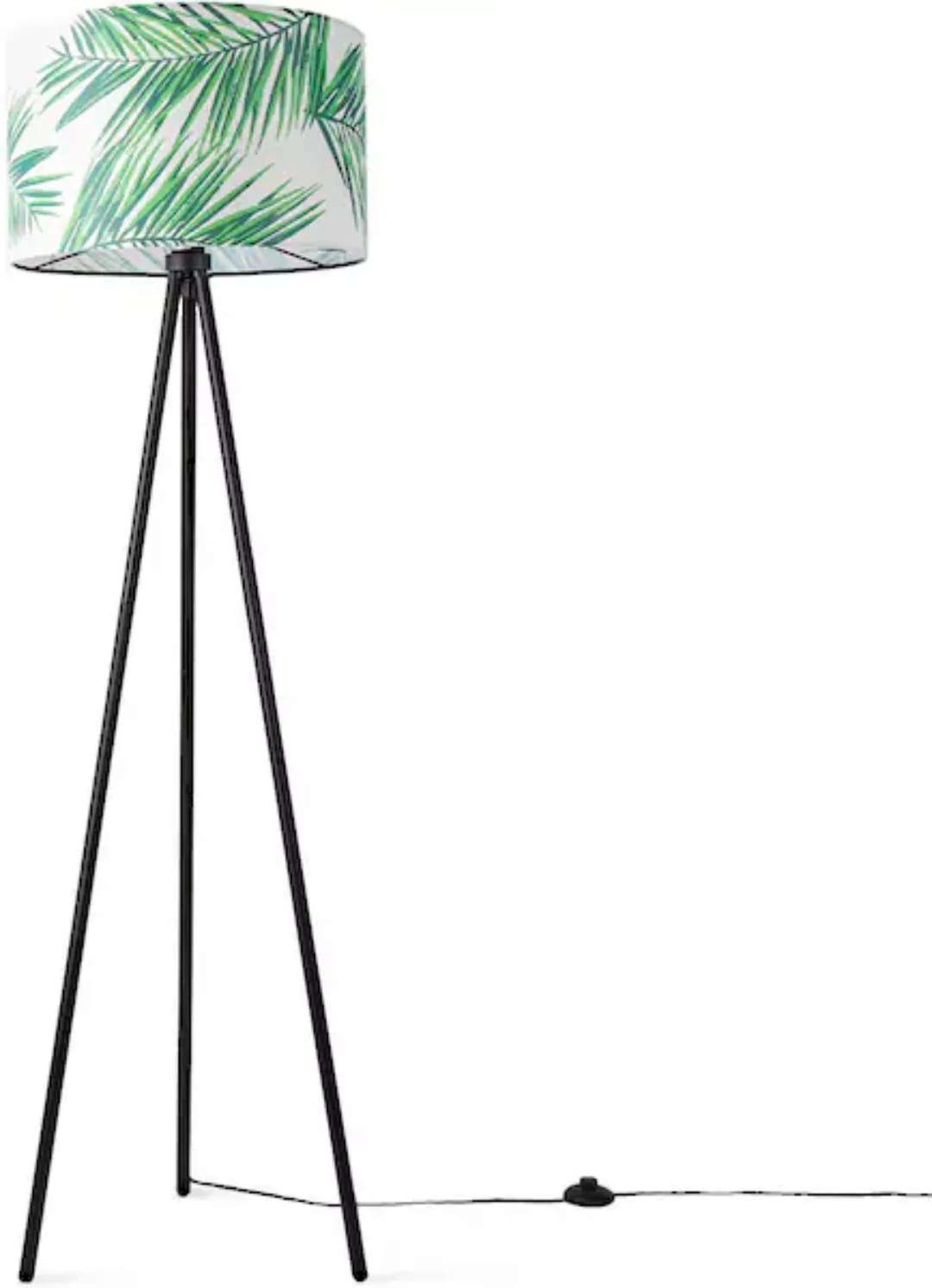 Paco Home Stehlampe »Trina Ostende«, Lampenschirm Wohnzimmer Stativ Lampe B günstig online kaufen