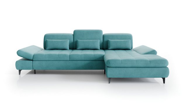 Hygger Möbelhaus Ecksofa NOLA Sofa L Form Incl. Arm und Kopfteilverstellung günstig online kaufen