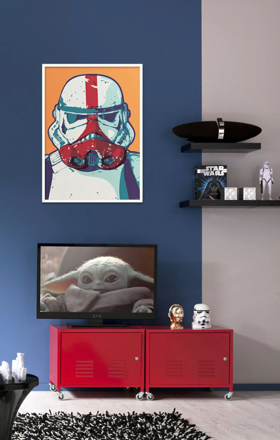 Komar Wandbild »Mandalorian Pop Art Stormtrooper«, Disney-Star Wars, (1 St. günstig online kaufen