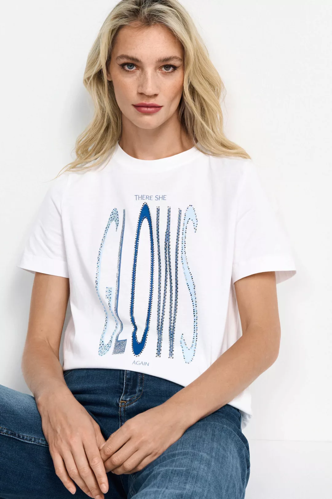 RICHROYAL Kurzarmshirt, Print "There she GLOWS again" günstig online kaufen
