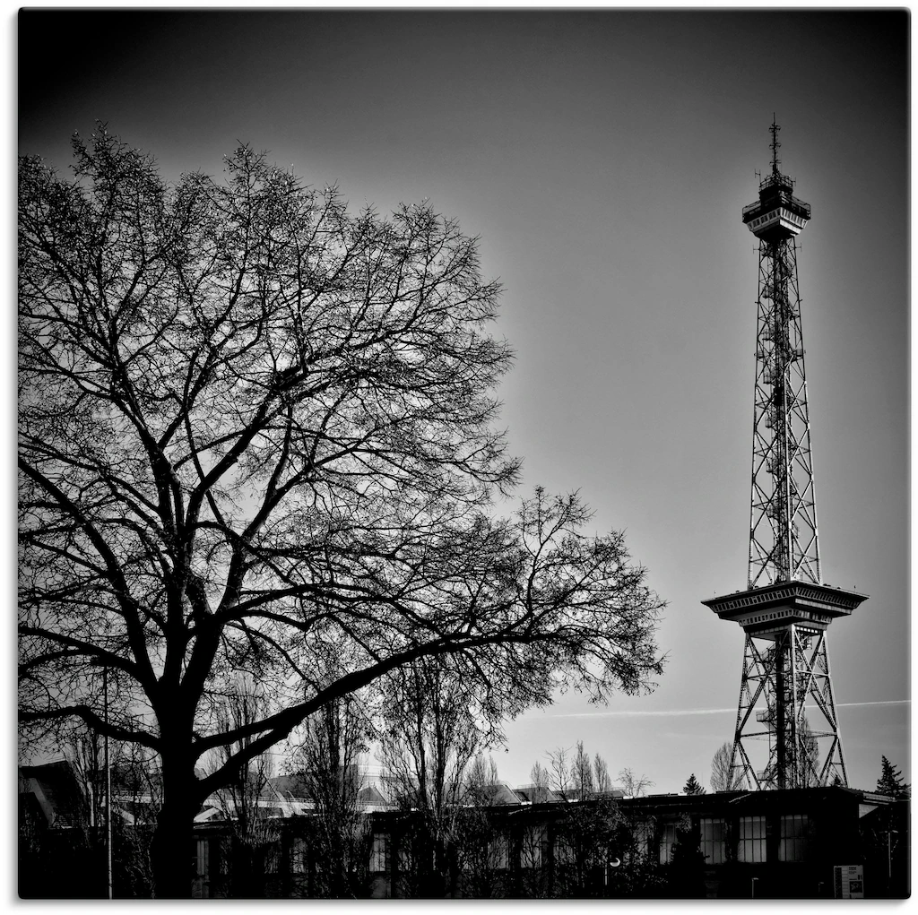 Artland Leinwandbild "Berlin Funkturm", Gebäude, (1 St.), auf Keilrahmen ge günstig online kaufen