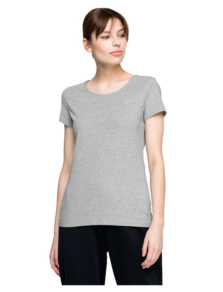 4f Kurzärmeliges T-shirt XS Cold / Light Grey Melange günstig online kaufen