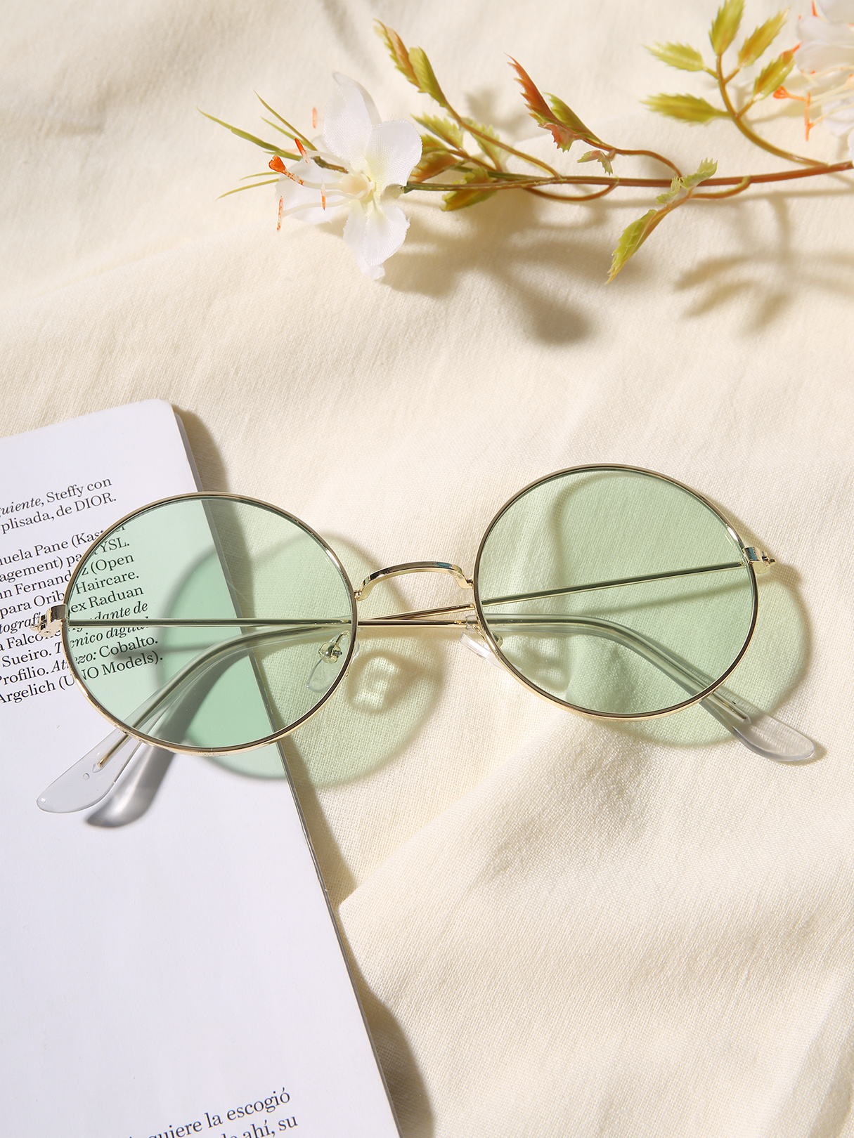 Runde Sonnenbrille mit Metallrahmen günstig online kaufen