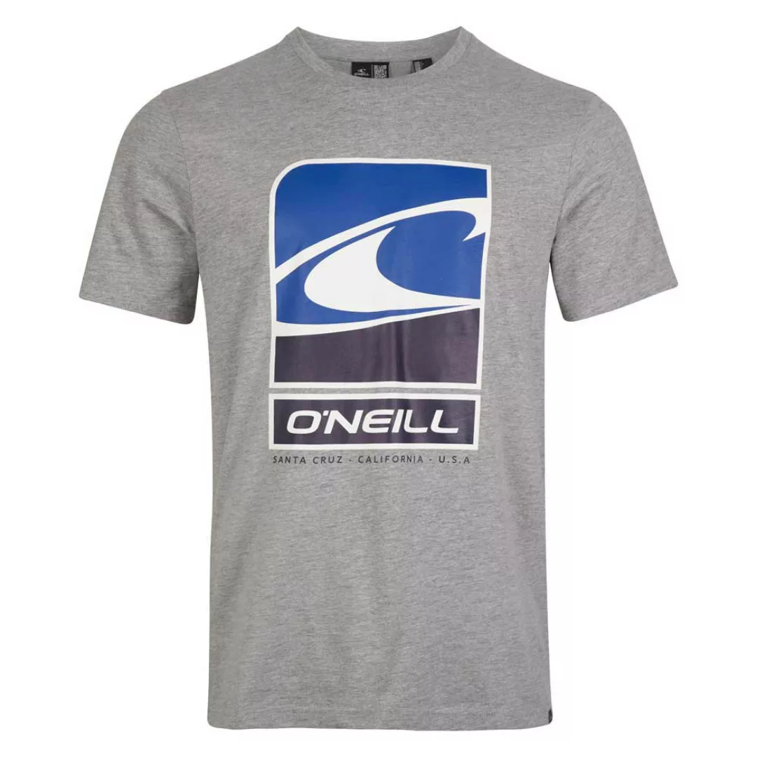 O´neill Flag Wave Kurzärmeliges T-shirt 2XL Silver Melee günstig online kaufen