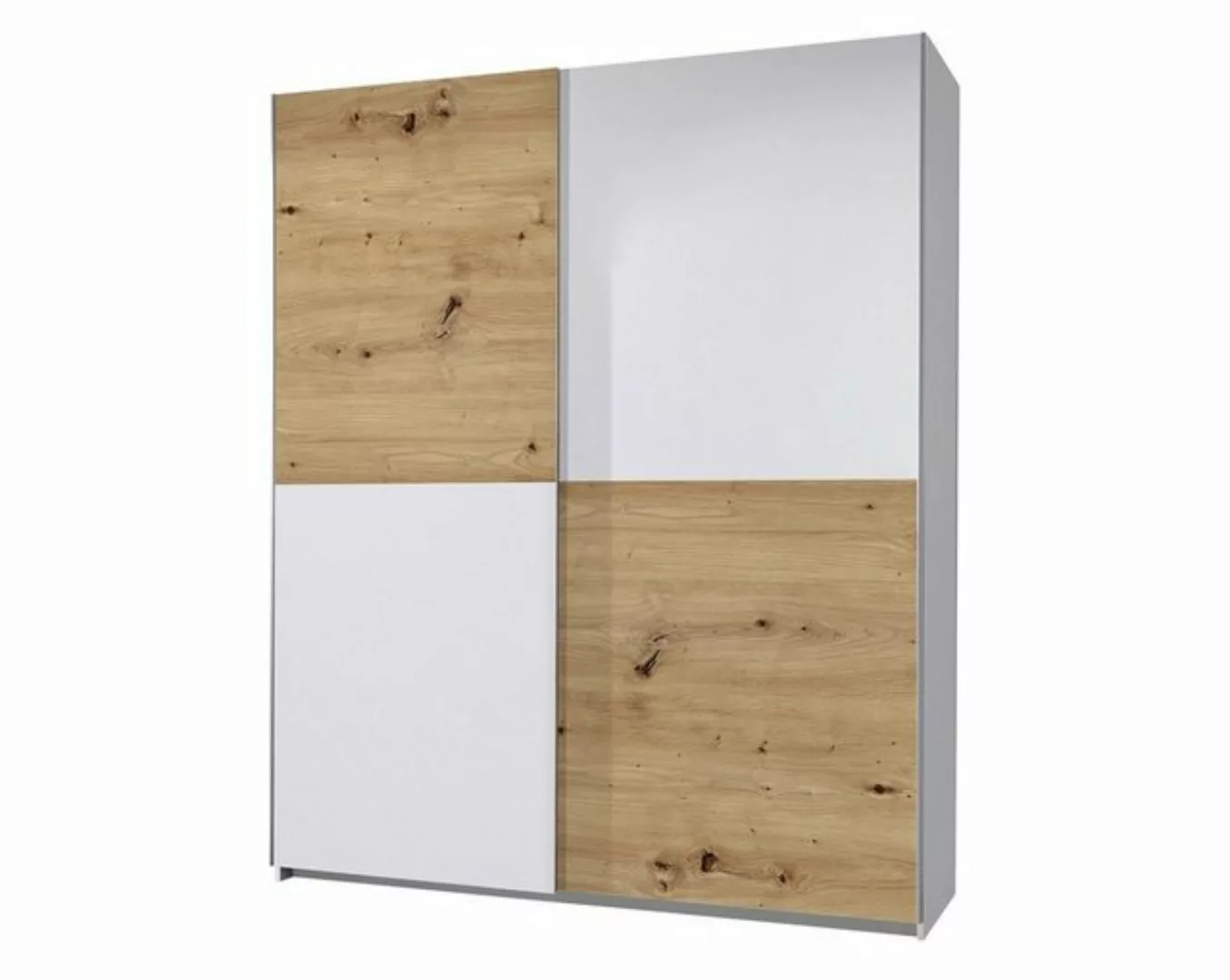 Pol-Power Schwebetürenschrank TIME, B 170 cm x H 196 cm, Artisan Eiche Deko günstig online kaufen