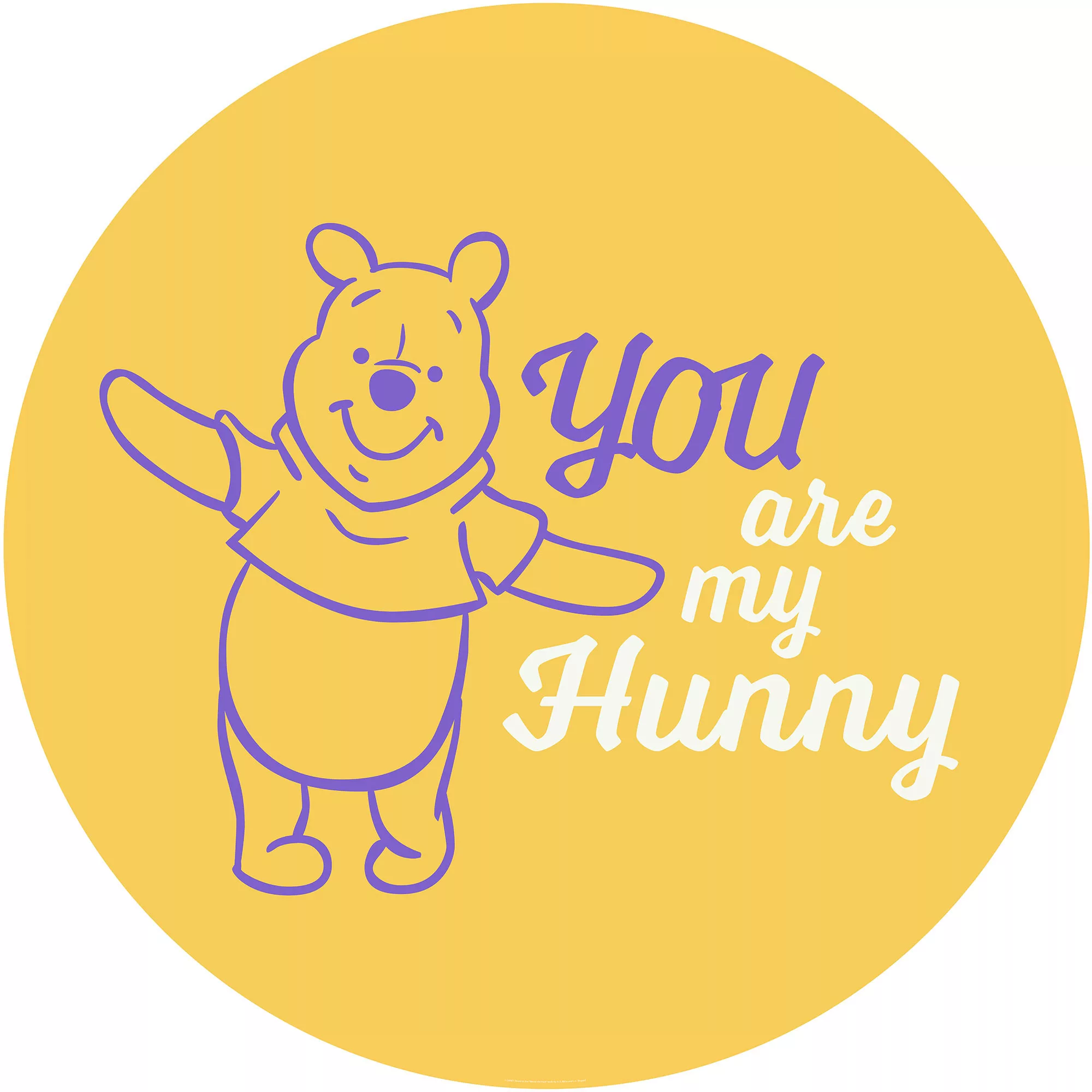 Komar Fototapete Winnie the Pooh My Hunny D: ca. 125 cm günstig online kaufen