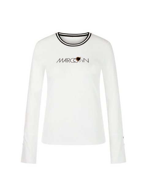 Marc Cain T-Shirt Longsleeve aus Baumwoll-Ripp günstig online kaufen