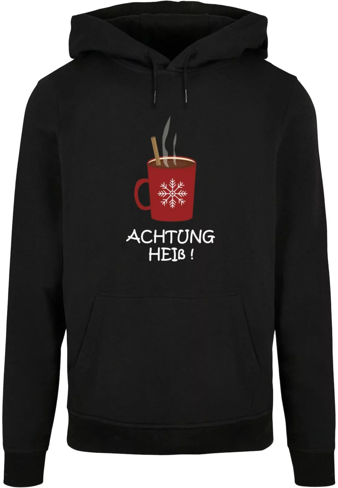 Merchcode Kapuzensweatshirt "Merchcode Herren Achtung heiss Basic Hoody" günstig online kaufen