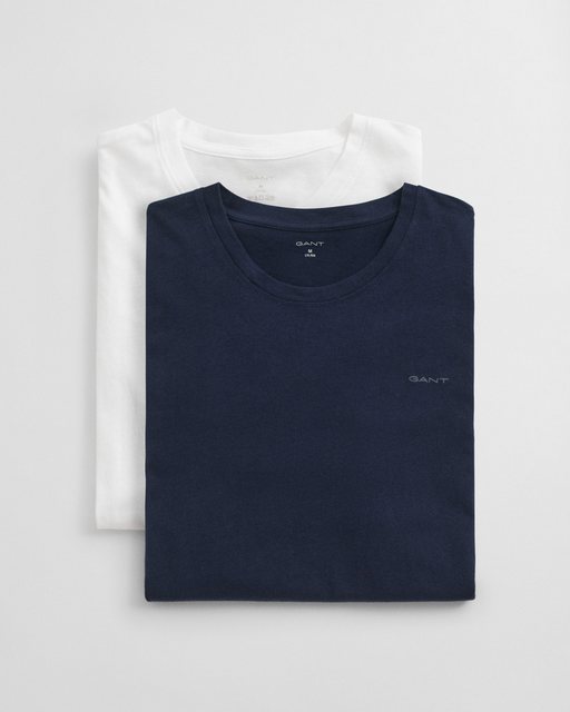 Gant Kurzarmshirt "C-NECK T-SHIRT 2-PACK", Mit Rundhalsausschnitt günstig online kaufen