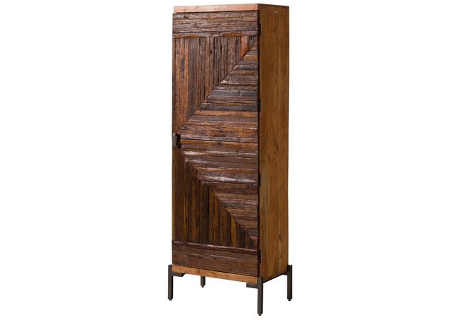 Massivmoebel24 Dreh-/Schwebetürenschrank (Altholz 60x40x180 natur lackiert günstig online kaufen