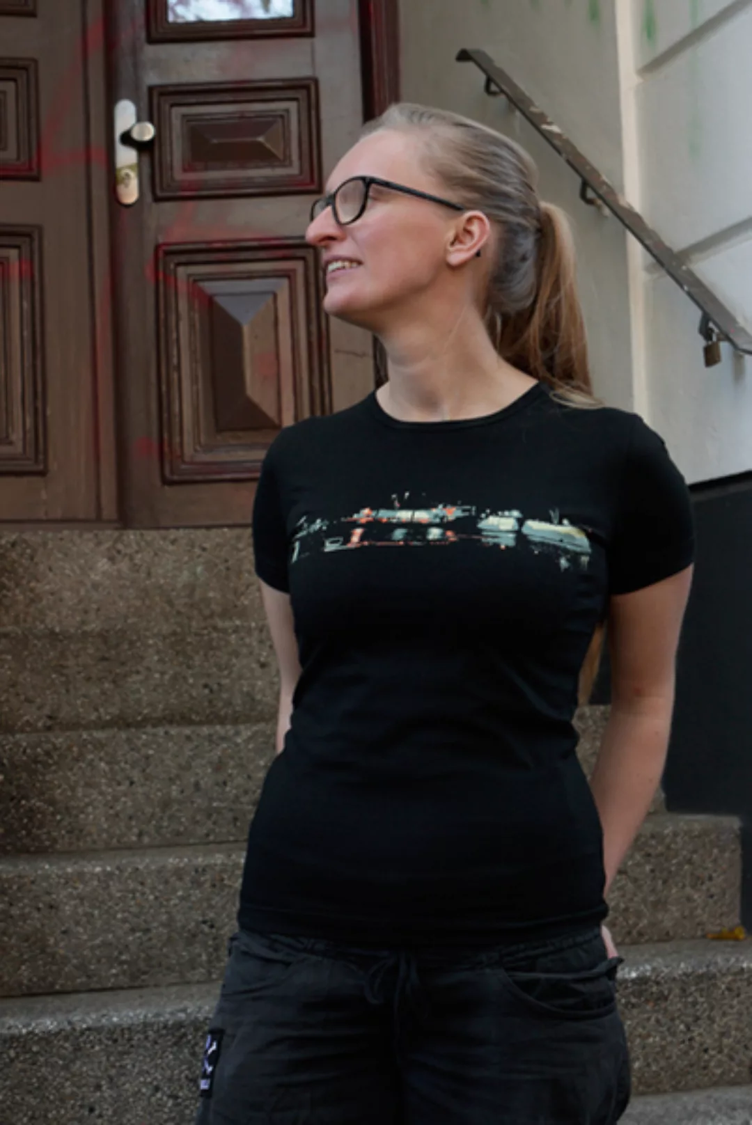 Elbe Bei Nacht Girl-t-shirt günstig online kaufen