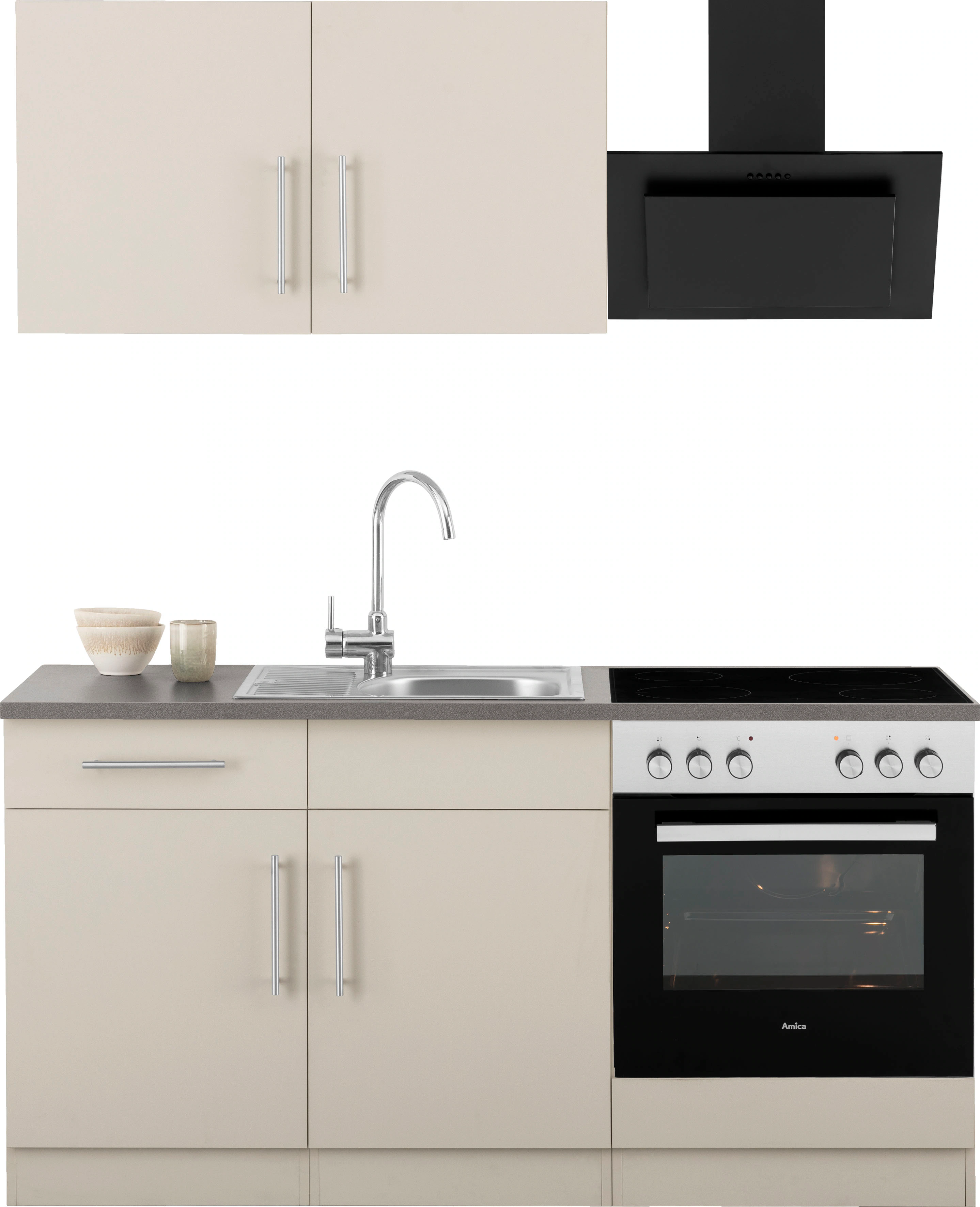 wiho Küchen Küche "Cali", wahlweise mit E-Geräten, Breite 160 cm günstig online kaufen