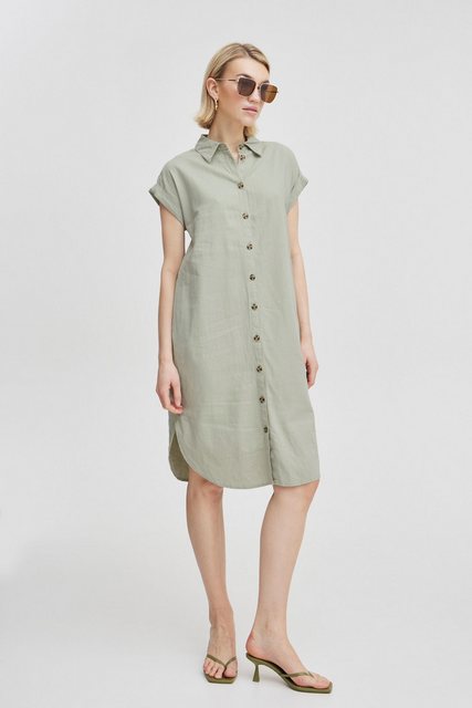 b.young Blusenkleid BYFALAKKA SS SHIRT DRESS - Dress aus Leinenmix günstig online kaufen