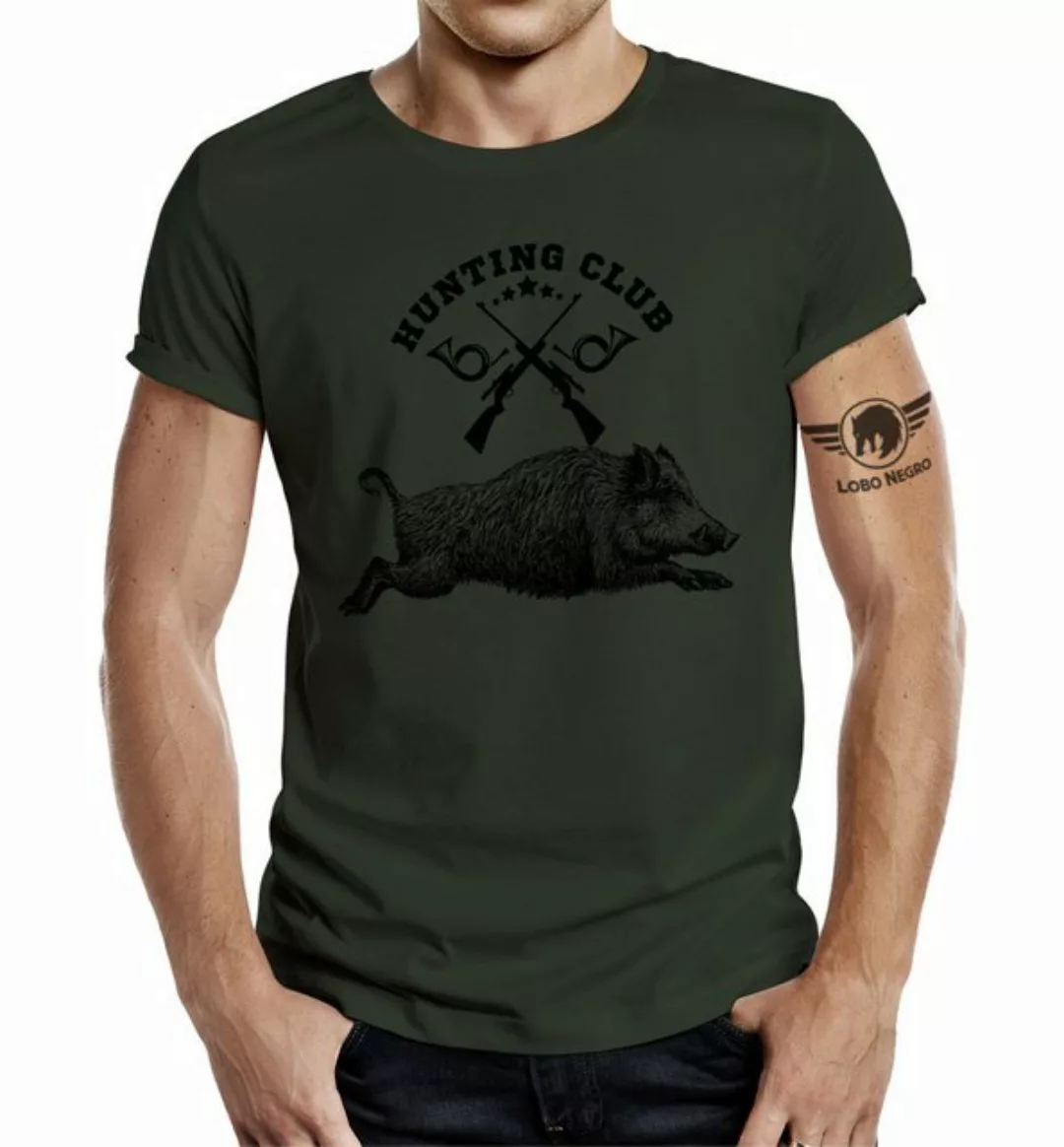LOBO NEGRO® T-Shirt für Jäger: Hunting Club Windschwein günstig online kaufen