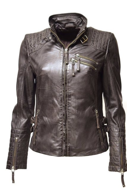 Zimmert Leather Lederjacke Amy (1-St) weiches Lammnappa Leder günstig online kaufen