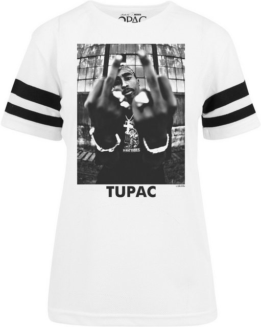 MisterTee T-Shirt MisterTee Damen Ladies 2Pac Stripes Tee (1-tlg) günstig online kaufen