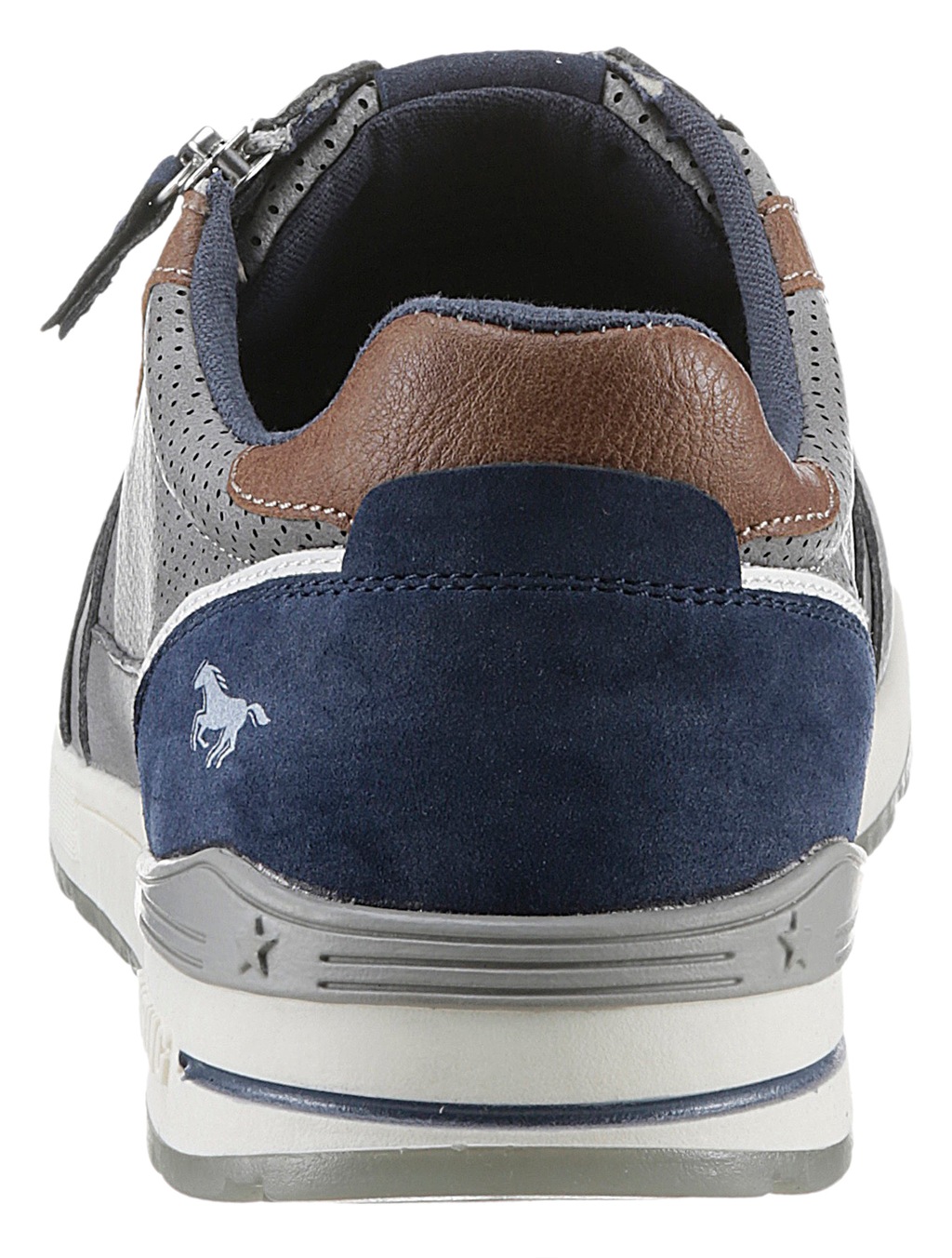 Mustang Shoes Sneaker, mit Außenreißverschluss, Freizeitschuh, Halbschuh, S günstig online kaufen