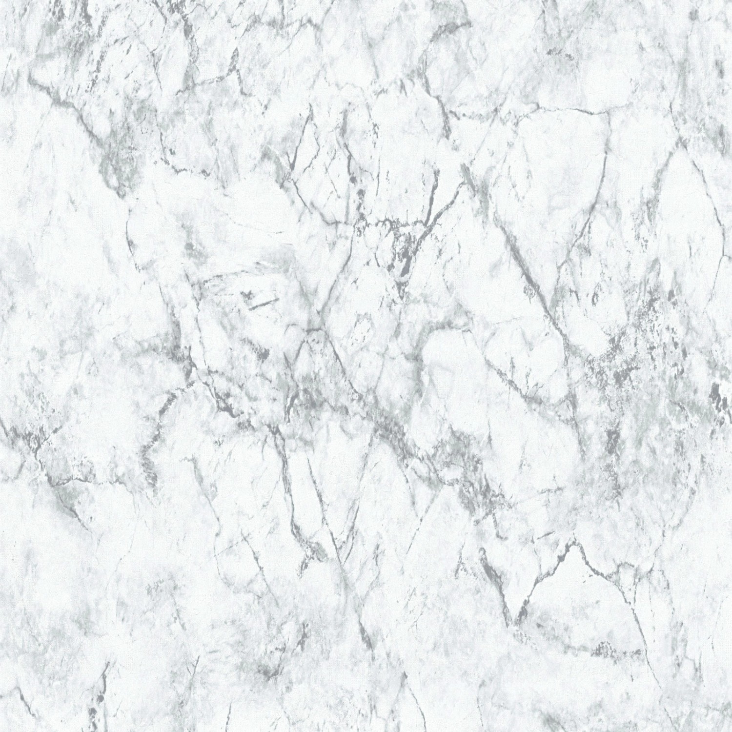 Bricoflor Marmor Tapete Weiß Grau Vlies Marmortapete Elegant Ideal für Küch günstig online kaufen