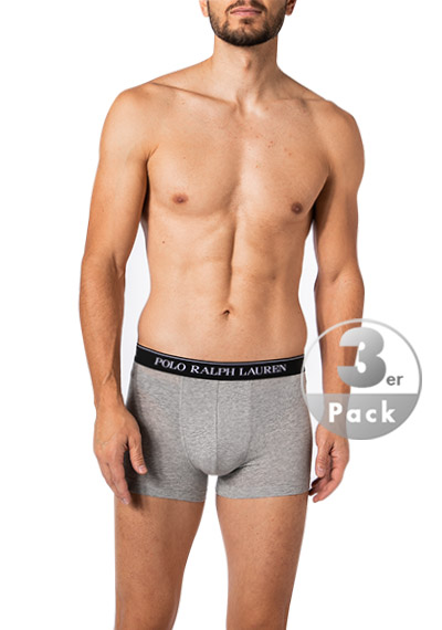 Polo Ralph Lauren – 3er-Pack Unterhosen mit Logo in Grau günstig online kaufen