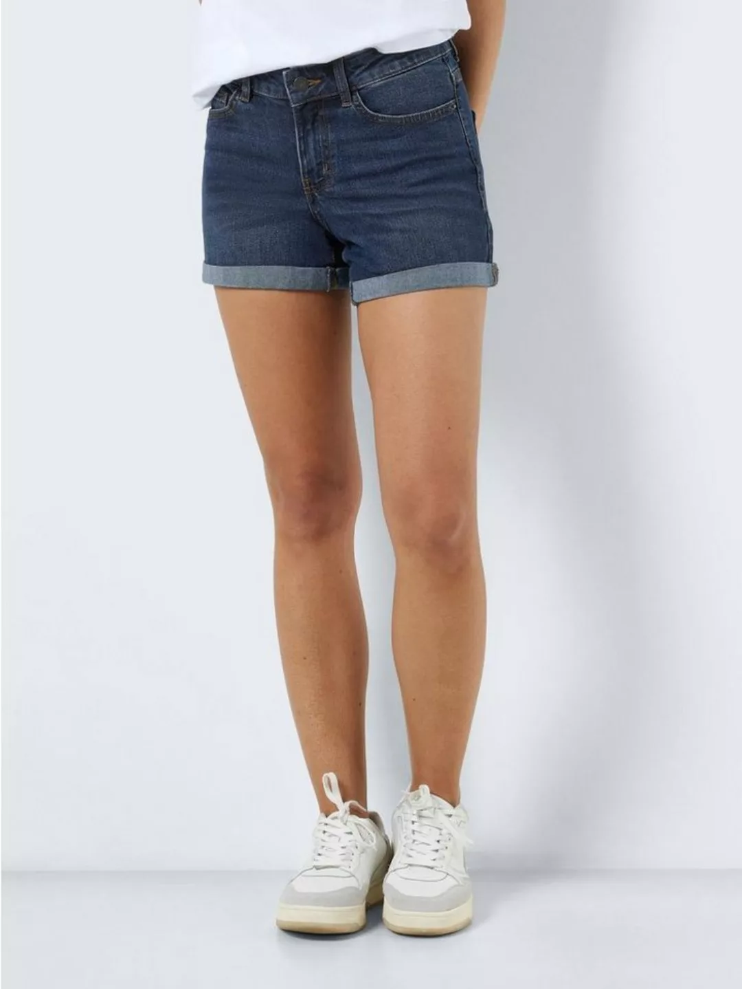 Noisy may Jeansshorts Legere Jeans Shorts Kurze Denim Stretch Hose NMBE LUC günstig online kaufen