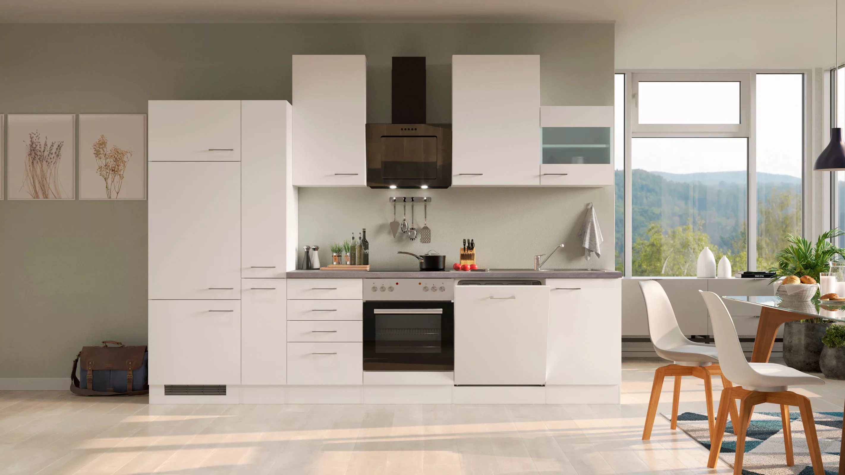 Flex-Well Küche "Neo", Breite 310 cm, mit und ohne E-Geräte lieferbar günstig online kaufen