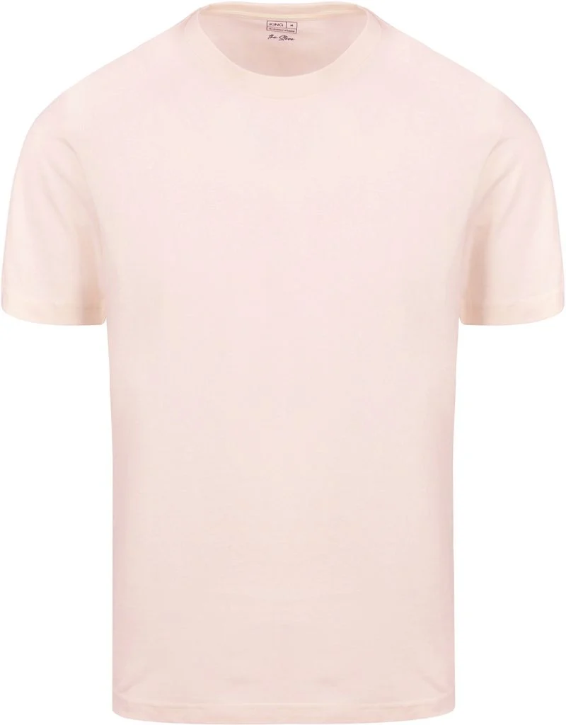 King Essentials The Steve T-Shirt Hellrosa - Größe S günstig online kaufen