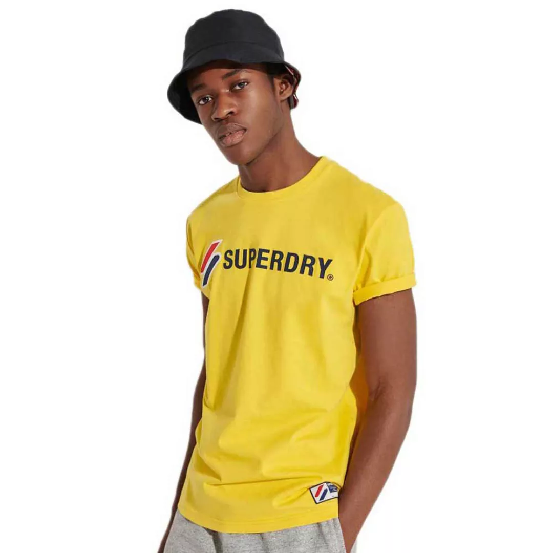 Superdry Sportstyle Applique Kurzarm T-shirt M Nautical Yellow günstig online kaufen