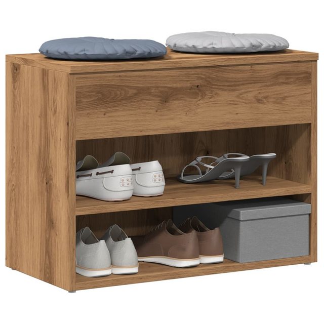 vidaXL Schuhschrank Schuhbank Artisan-Eiche 60x30x45 cm Holzwerkstoff günstig online kaufen