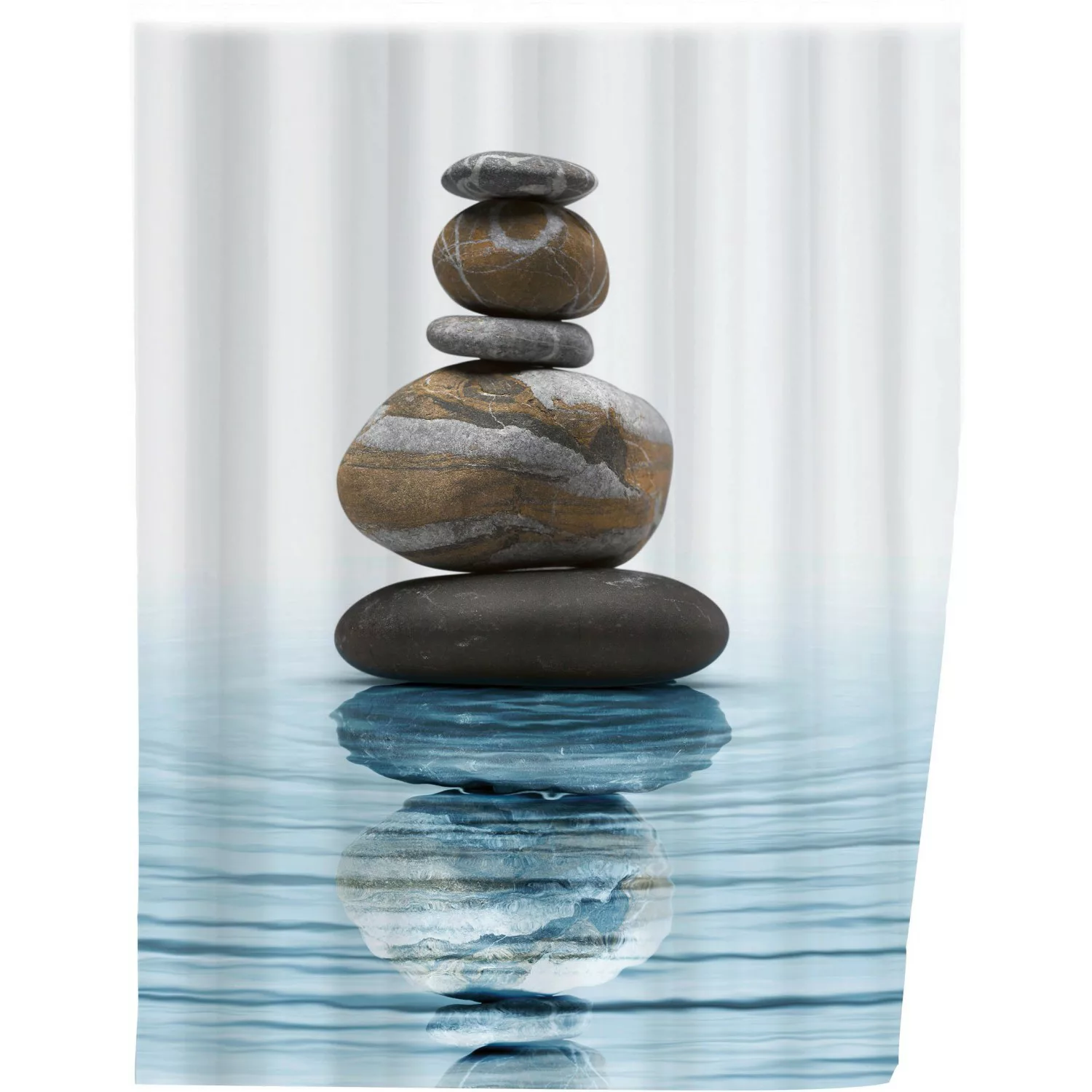 Wenko Duschvorhang Meditation 200 cm x 180 cm günstig online kaufen