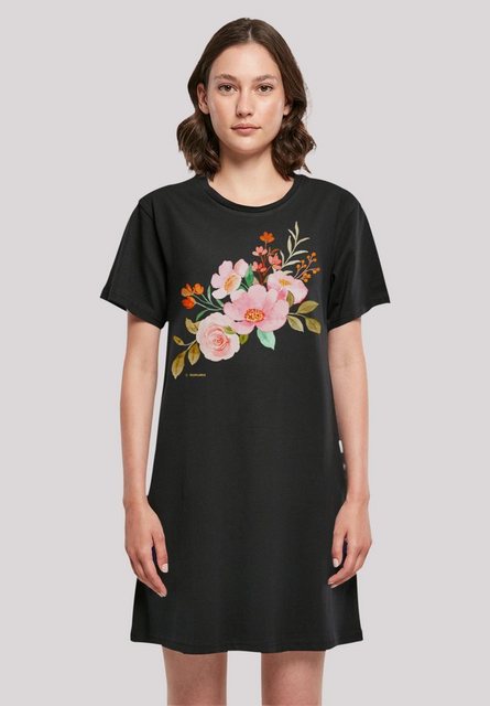 F4NT4STIC Shirtkleid Blumenmuster Damen T-Shirt Kleid Print günstig online kaufen