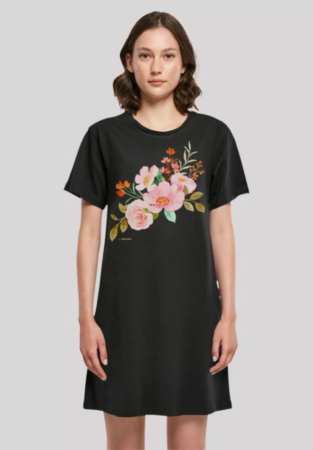 F4NT4STIC Shirtkleid "Blumenmuster Damen T-Shirt Kleid", Print günstig online kaufen