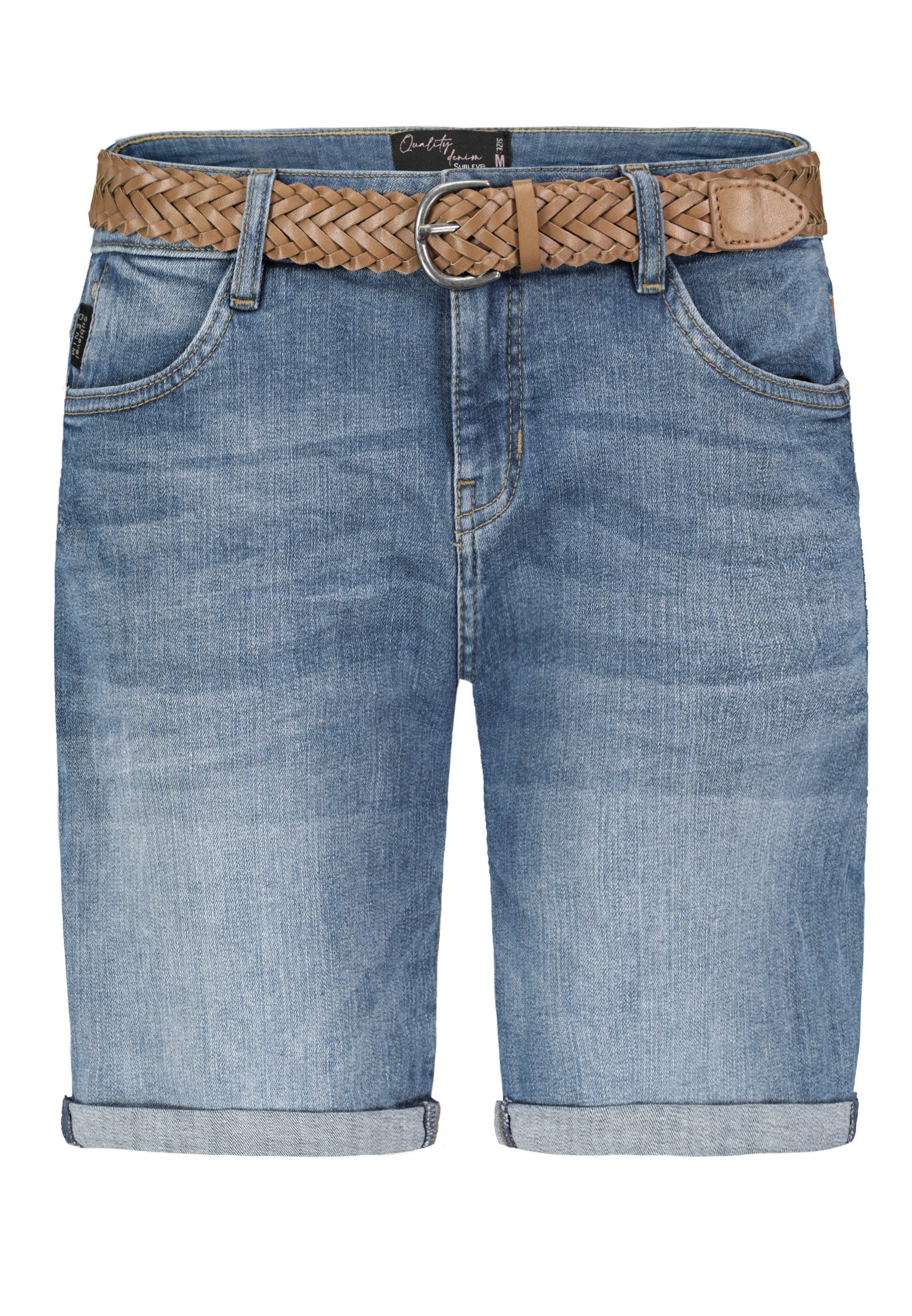 SUBLEVEL Bermudas Damen Jeans Shorts Bermuda günstig online kaufen