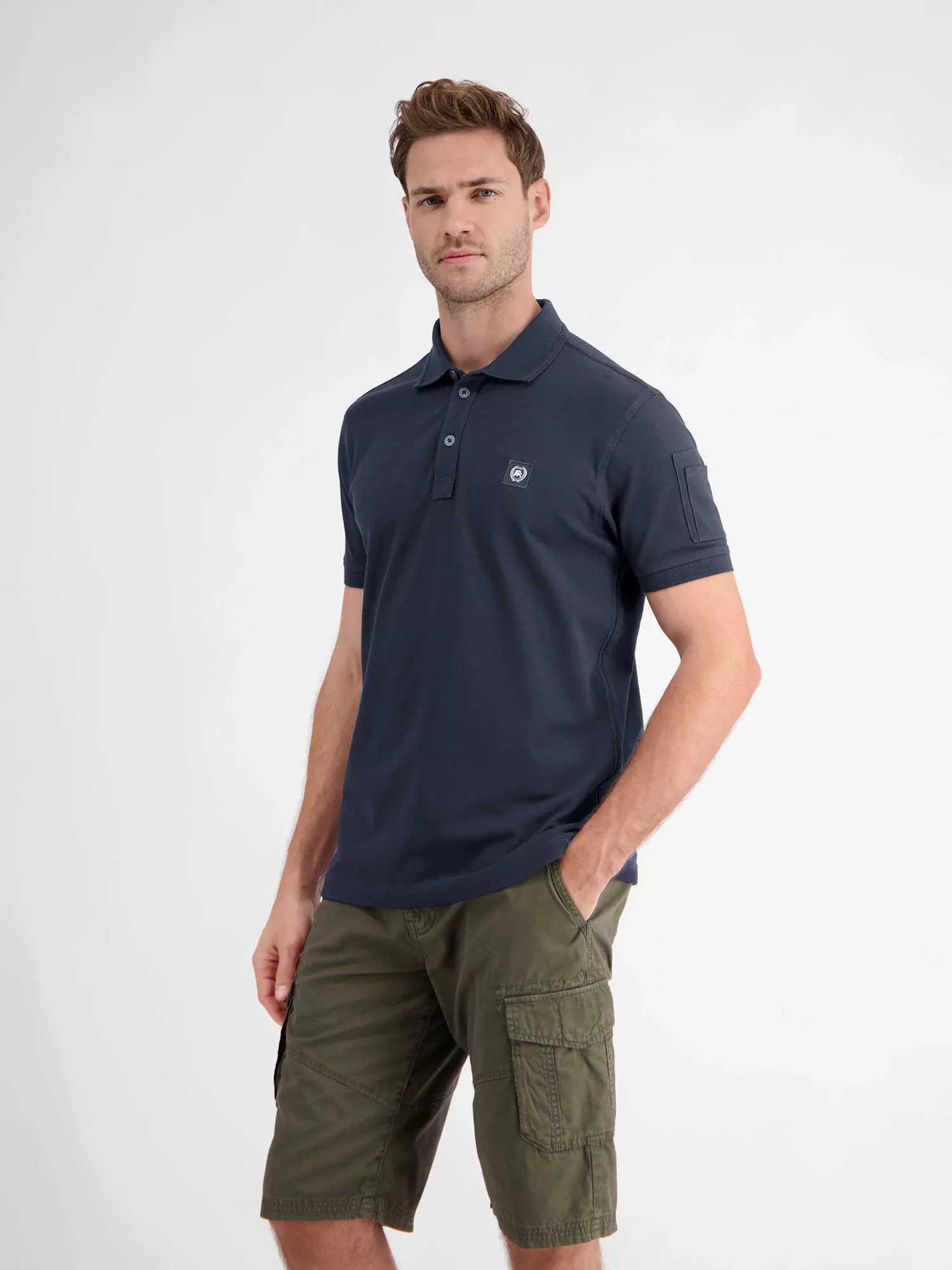 LERROS Poloshirt LERROS Poloshirt mit Punkt-Print günstig online kaufen