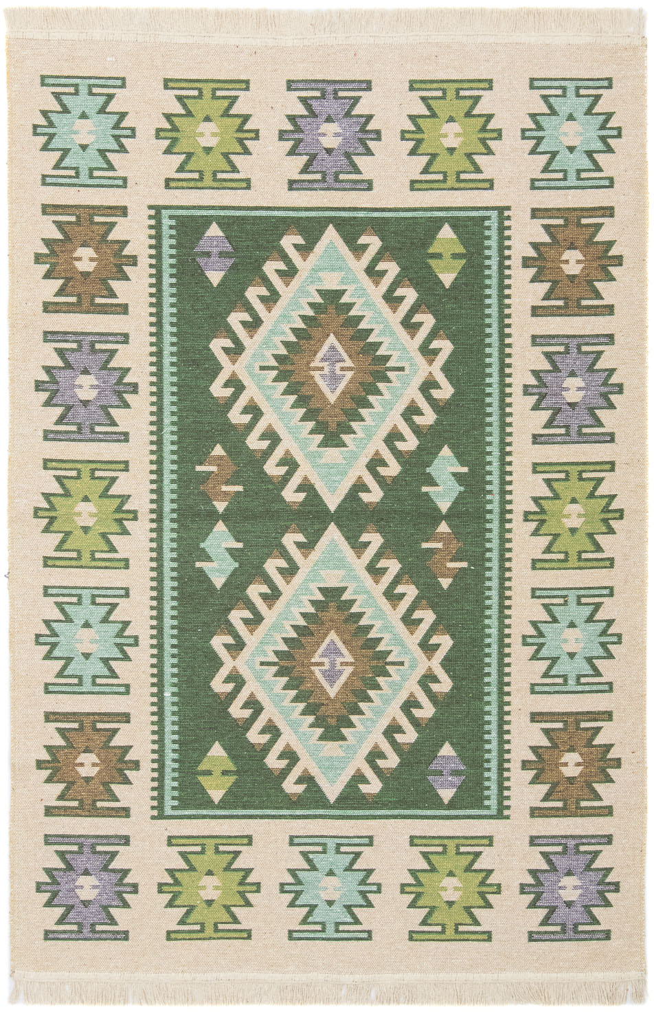 morgenland Wollteppich »Kelim Teppich - Trendy »Ariz« Rechteckig«, rechteck günstig online kaufen