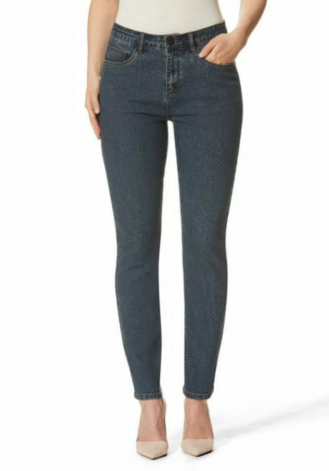 STOOKER WOMEN 5-Pocket-Jeans "Nizza Denim Tapered Fit", Tapered Fit Casual günstig online kaufen