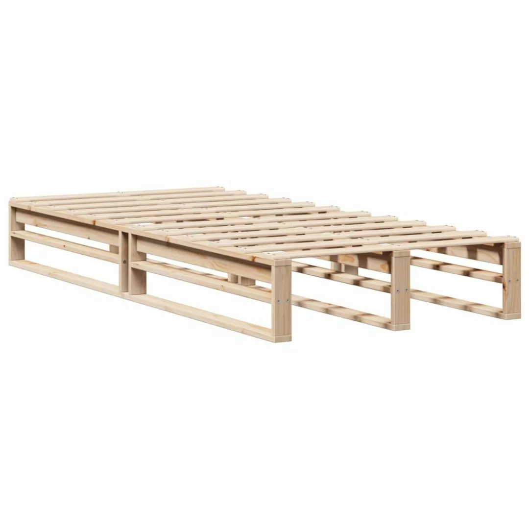 vidaXL Bett Massivholzbett ohne Matratze 90x190 günstig online kaufen